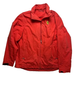 FERRARI Red Windstopper Track Jacket Size XL - Picture 1 of 24