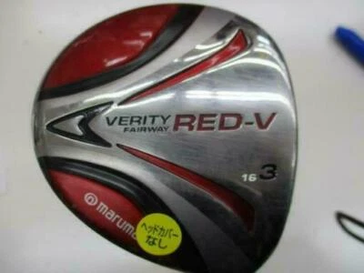 GOLF CLUBS FAIRWAY WOOD MARUMAN VERITY RED-V VIVID RED 3W S-FLEX 5257 MAJESTY - Image 1 of 4