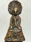 Phra Kring Lp Rare Old Thai Buddha Amulet Pendant Magic Ancient Idol#50