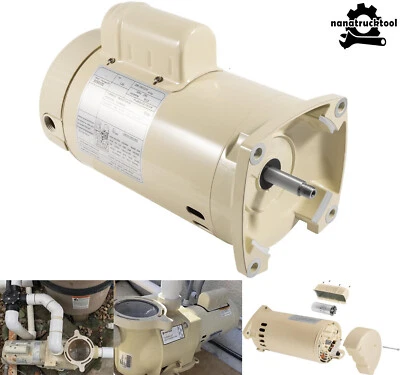 355010S Pool Pump Replacement Motor 1 Speed For WhisperFlo Models WFE-4 & WFE-26 - Image 1 of 4