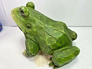Large Bullfrog figurine pond frog - Picture 1 of 5