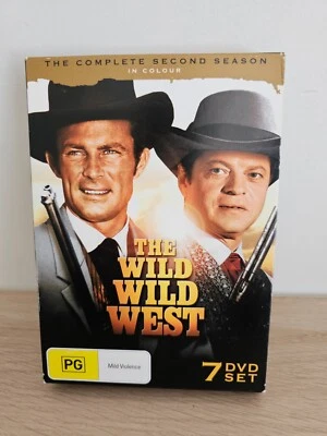 The Wild Wild West Complete Second Season 2 DVD All Regions NTSC (7 discs) - Image 1 of 4