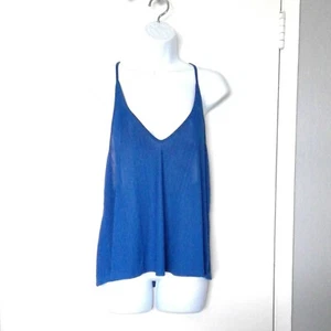 Free People Intimately Cami Sleep Top Royal Blue Stretch EUC Sz S - Bild 1 von 5