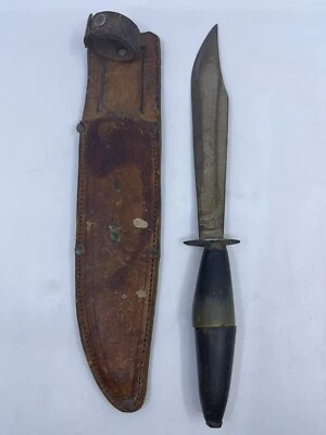 A Saldaña Albacete Style Bowie Machete Knife Made In Mexico 1900s Antique RARE - Image 1 of 4