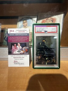 Master Chief 2007 Topps Halo Foil Psa 10 Signed By Voice Actor POP1!