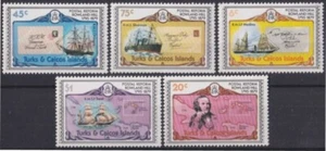 F-EX28757 TURKS & CAICOS MNH 1979 ROWLAND HILL POSTAL REFORM SHIP PAQUEBOT. - Picture 1 of 1