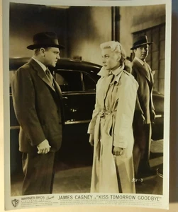 Original 1950 WB Publicity Photo "Kiss Tomorrow Goodbye" James Cagney B. Payton - Picture 1 of 1