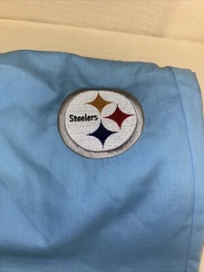 NFL Steelers Scrub DUDZ Blue With Steelers Emblem 2 Front & 1 Back Pocket New - Picture 1 of 6
