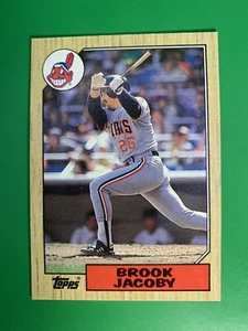 1987 Topps Brook Jacoby #405 Cleveland Indians - Picture 1 of 2