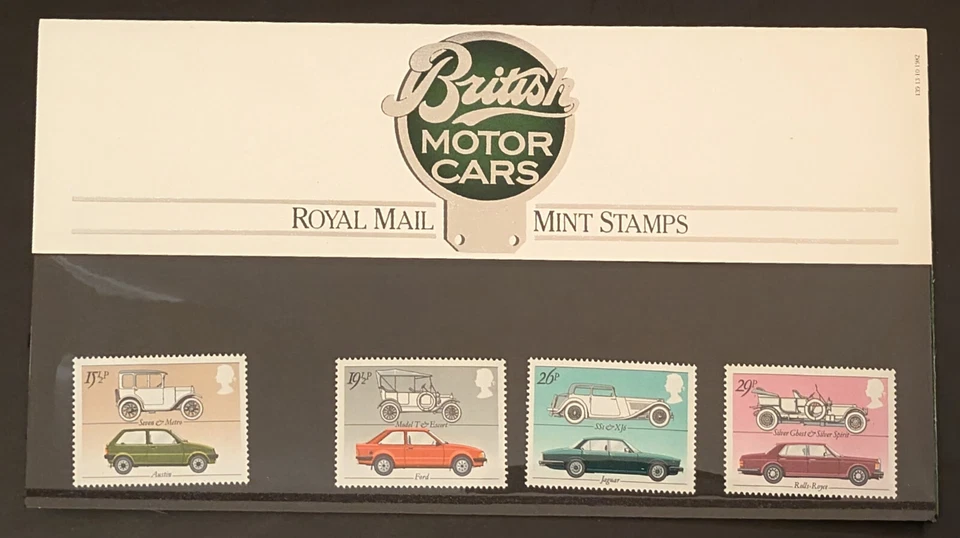 GB 1982 Fine British Motor Cars Presentation Pack 139,sg1198/1201 cv £3.25 - Image 1 of 1
