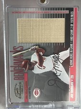 2001 Donruss Classics Joe Morgan Game Used Stadium Bench Auto