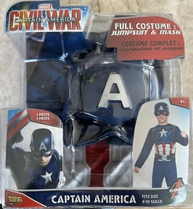 Avengers Captain America Steve Rogers Costume Disney Marvel Comics 8-10  NEW* - Picture 1 of 6