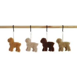 Furry Poodle Ornaments - Picture 1 of 5
