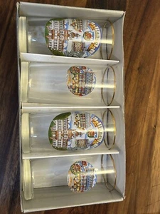 Vintage Hanau Germany  Glasses New In Box Set Of 4 - Picture 1 of 8