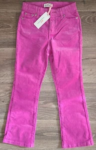 Girls' Kick Flare stretch Corduroy Pants dahlia size 8 Vineyard Vines zipper NWT - Picture 1 of 16