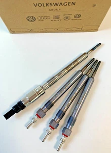 4x Glühkerzen mit Sensor 04L905061C /B 059963319AB VW Original PASSAT T6 AUDI A4 - Picture 1 of 3