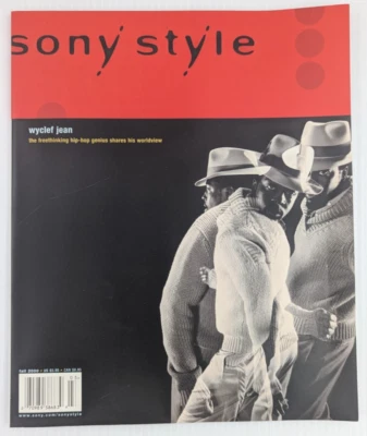 Sony Style Magazine Fall 2000 WYCLEF JEAN - Image 1 of 4