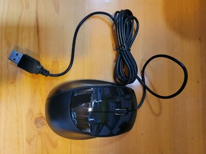 iMicro MO-1838BK Wired USB Optical Mouse 800DPI Black - Picture 1 of 3