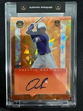 ORELVIS MARTINEZ 2021 SUPER GLOW SEALED AUTOGRAPH TRUE #1/1 BLUE JAYS