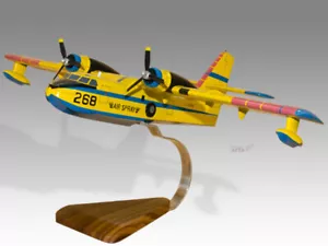Canadair CL-215 Tanker Air Spray Solid Mahogany Wood Handcrafted Display Model - Picture 1 of 12