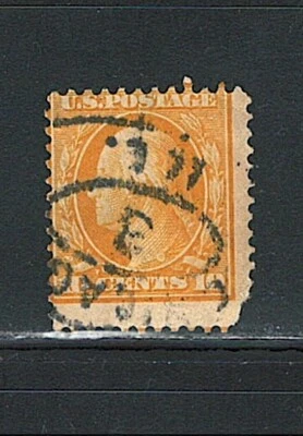 US Year of 1912 Franklin Stamp Scott# 416 (Used), - Image 1 of 2