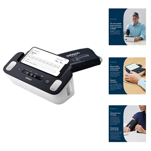 Complete 2-in-1 Upper Arm Blood Pressure Monitor and 1-Lead EKG Monitor, Clin... - Picture 1 of 7