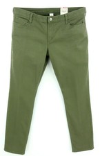Arizona Jean Co. Super Skinny Jeans Womens Sz 19 Green Denim Narrow Leg NWT $38
