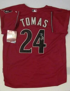 Arizona Diamondbacks Yasmany Tomas Signed Jersey COA - Picture 1 of 1