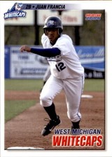2004 West Michigan Whitecaps Choice #5 Juan Francia Caracas Venezuela VZ Card