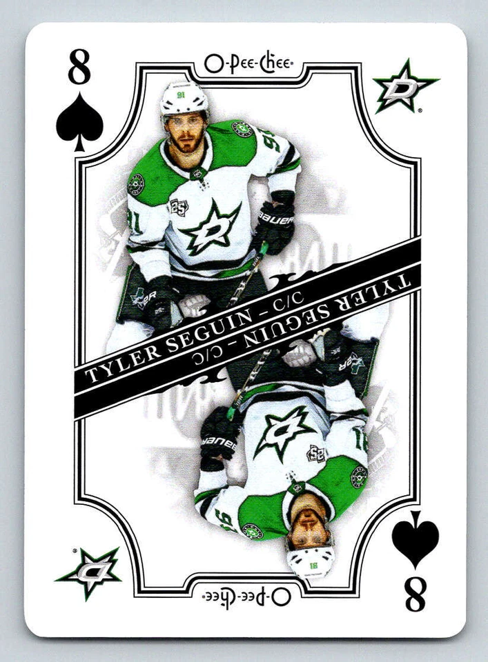 2019-20 O-Pee-Chee Playing Cards #8S Tyler Seguin (ref 179992) - Image 1 of 2