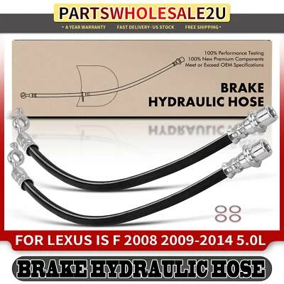 Manguera hidráulica de freno trasero 2 piezas para Lexus IS F 2008 2009 2010 2011 2012 2013 2014 Foto 1 de 4