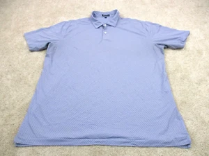 Peter Millar Polo Shirt Adult Extra Large Purple Blue Golf Crown Crafted Mens * - Picture 1 of 13