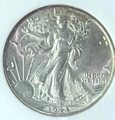 1944 US Mint WALKING LIBERTY Silver 50c NGC/ANA MS64 Super Details Nice Luster!! - Image 1 of 4