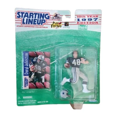 Dallas Cowboys 1997 Daryl Johnston Moose alineación inicial SLU figura nueva Foto 1 de 4