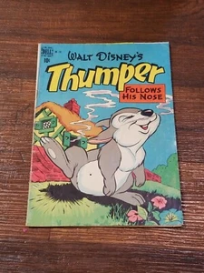 Walt Disney's Thimper Follows His Nose Issue 243 DELL 1949 Very Nice - Picture 1 of 24