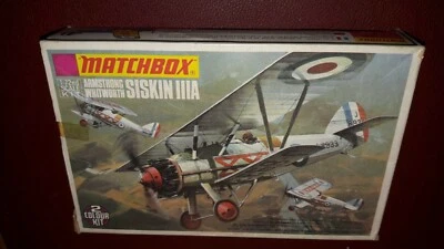 Siskin IIIA Matchbox PK-25 -Initial release 1974 kit 1:72. Rare, collectible - Immagine 1 di 4