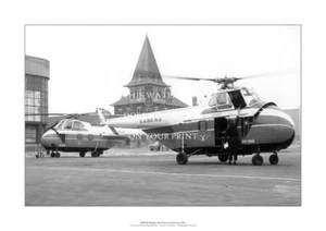 Sabena Sikorsky S.55 Helicopters A2 Art Print – 59 x 42 cm Poster - Bild 1 von 4