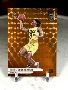 2023-24 Donruss Elite Brice Sensabaugh Orange Vinyl Parallel Rookie RC Jazz #234 - Picture 1 of 2