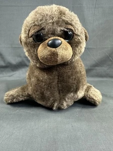 Peluche de peluche The Petting Zoo ANIMAL NIÑA MARRÓN SUAVE "latigazos" (sin arco) - Imagen 1 de 5