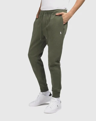 Pantalones de chándal Polo Ralph Lauren doble tejido para hombre XXL verdes con pony blanco $125 nuevos con etiquetas Foto 1 de 4