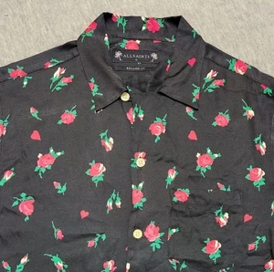 Camisa All Saints Para Hombre Pequeña Alphenrose Calce Relajado 150 Aniversario Exclusiva - Imagen 1 de 7