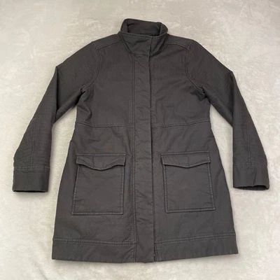 Prana Dark Gray Sherpa Lined Full Zip Jacket Coat Men's Size L - Image 1 of 4