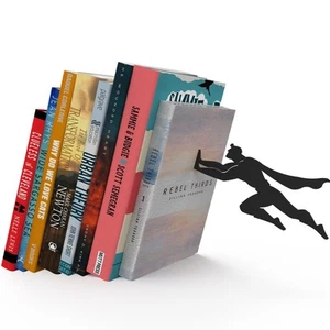 Book Ends to Hold Books Heavy Duty - Hidden Metal Bookends for Shelves Desk o... - Picture 1 of 9
