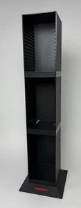 Laserline 50 CD Portaoggetti Espositore Supporto Torre da Pavimento Nero 48-51 Ripiano - Foto 1 di 3