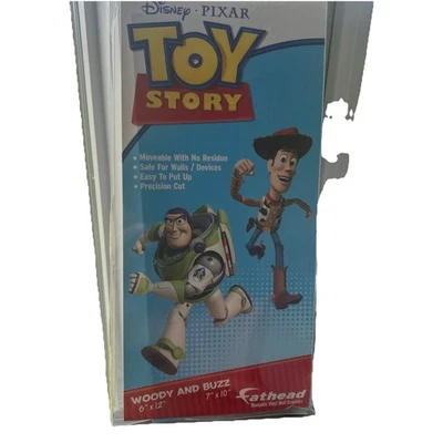 Pegatinas de pared gigantes TOY STORY calcomanías murales Fathead Disney Buzz Woody Foto 1 de 3
