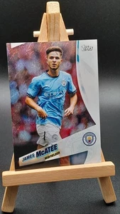 James McAtee Manchester City Football Card Topps Man City Blue Moon Lunar Dust - Picture 1 of 2