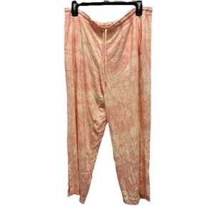 NWT Soma Cool Nights Smocked Crop Pajama Pants Marble Dreams Pink CHOOSE SIZE - Picture 1 of 3