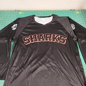 San Jose Sharks Bay Area Unite San Francisco Giants 2024 SGA Shirsey 11/2/24 Med - Picture 1 of 21