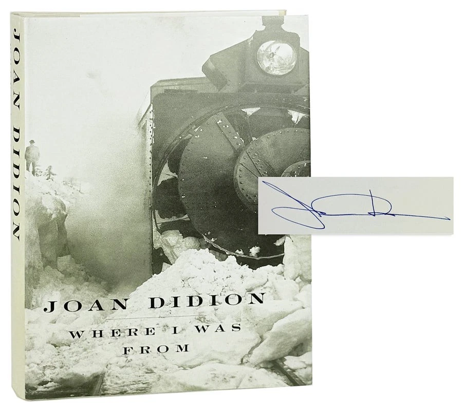 Joan Didion / Where I Was From / Signed First Edition in DJ / Knopf, 2023 - Image 1 of 1