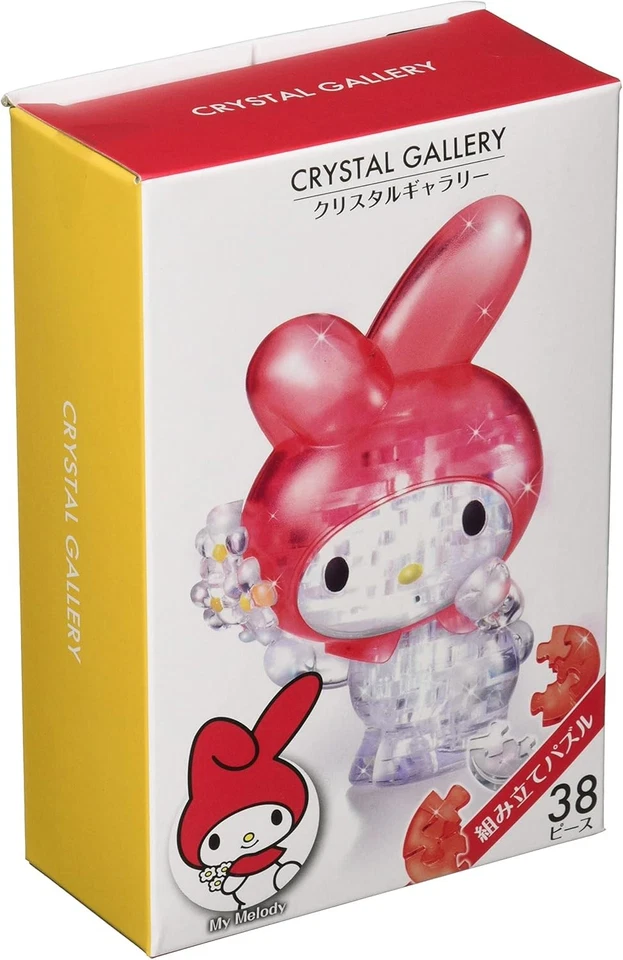 My Melody Flower Crystal Gallery 3d Puzzle 2020 Hanayama From Japan